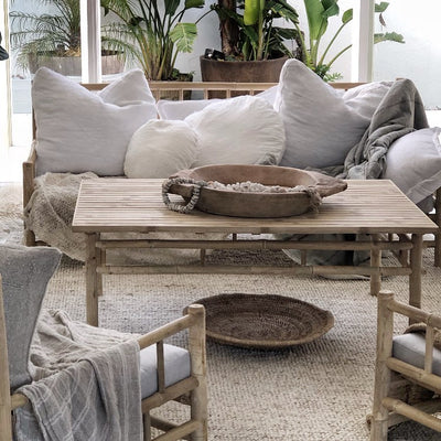 Bamboo Furniture and Linen Bedding and Accessories Collection