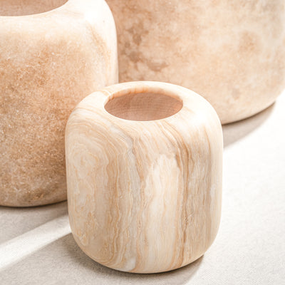 Eris Onyx Candle Holders | Hand-Carved Stone Homeware Australia – Wild Fig