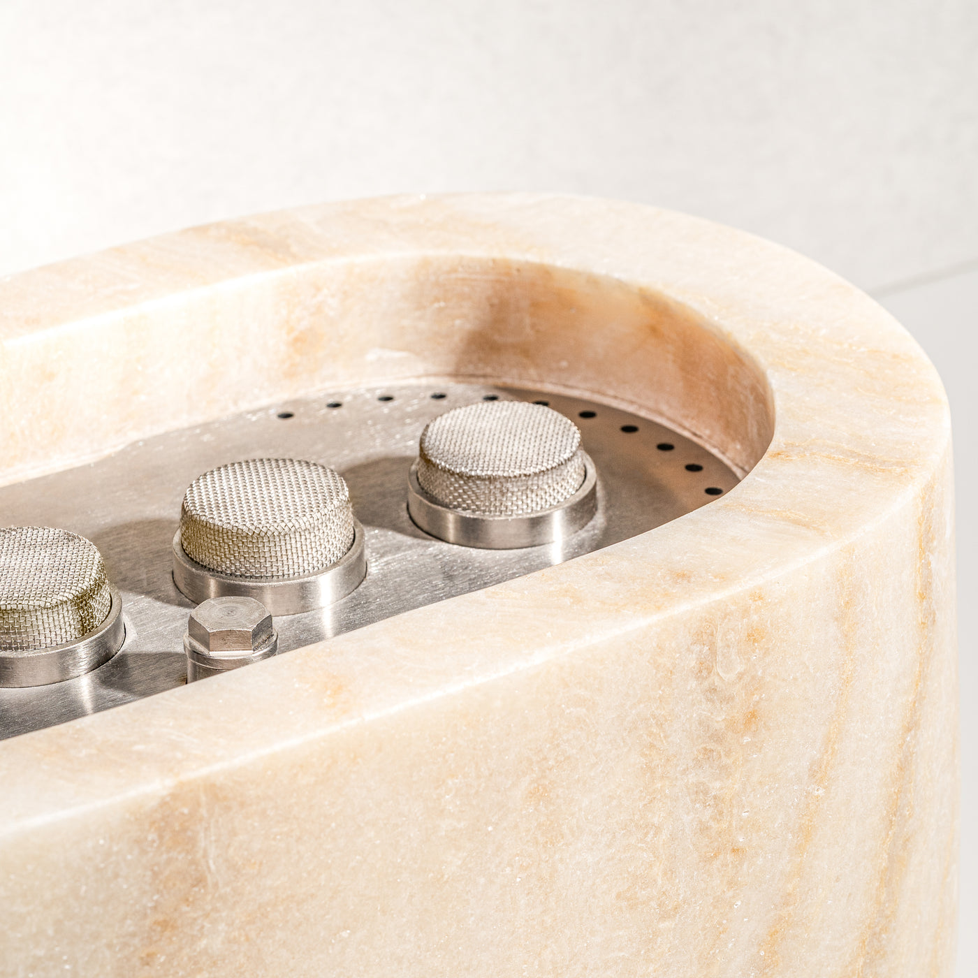 Kaia Onyx Stone Firepit