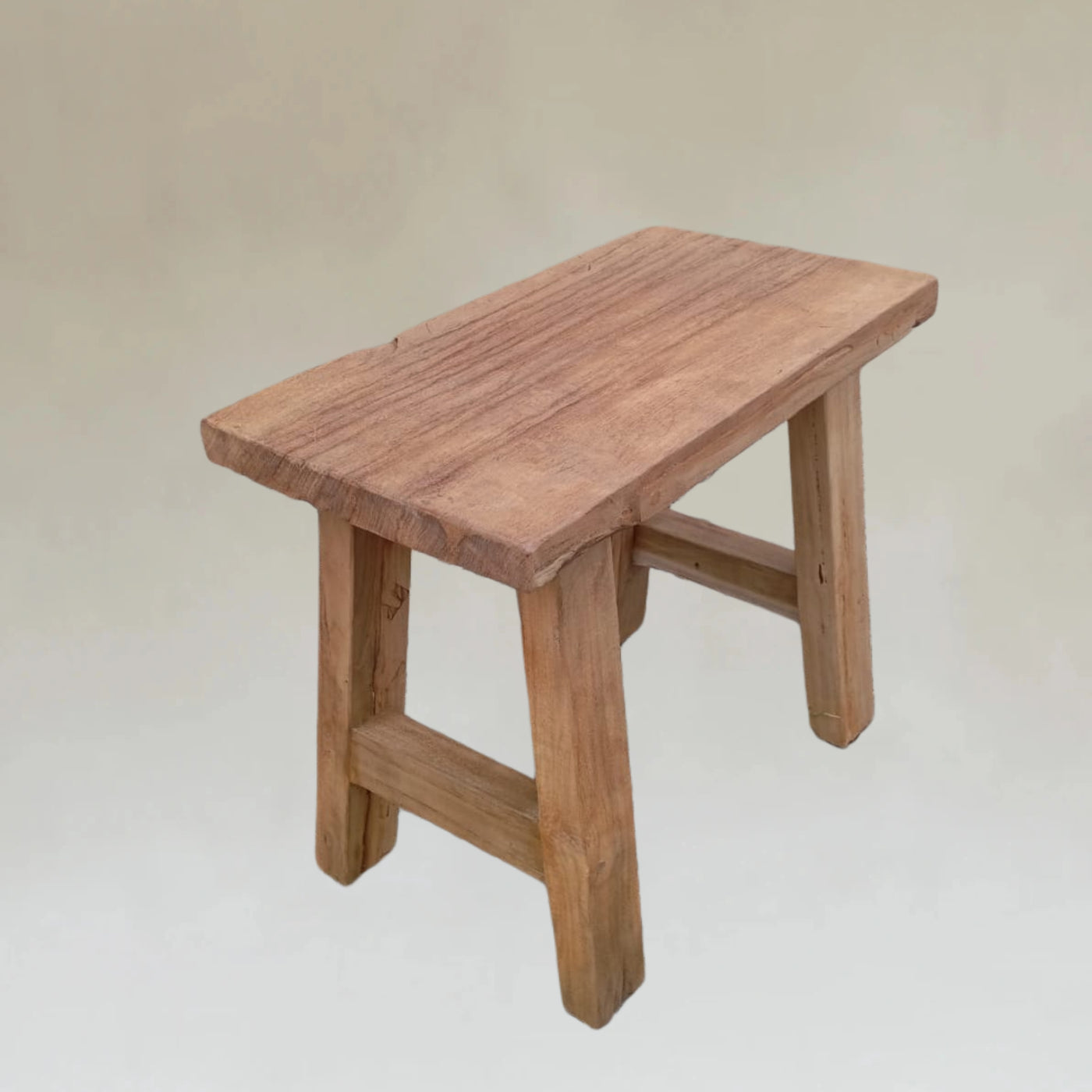 Cove Side Table /Shower Stool — Solid Reclaimed Teak (50x24×45 cm ...