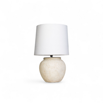 Bolla Handmade Terracotta Lamp with handspun Cotton Shade | Wild Fig Home (Copy)