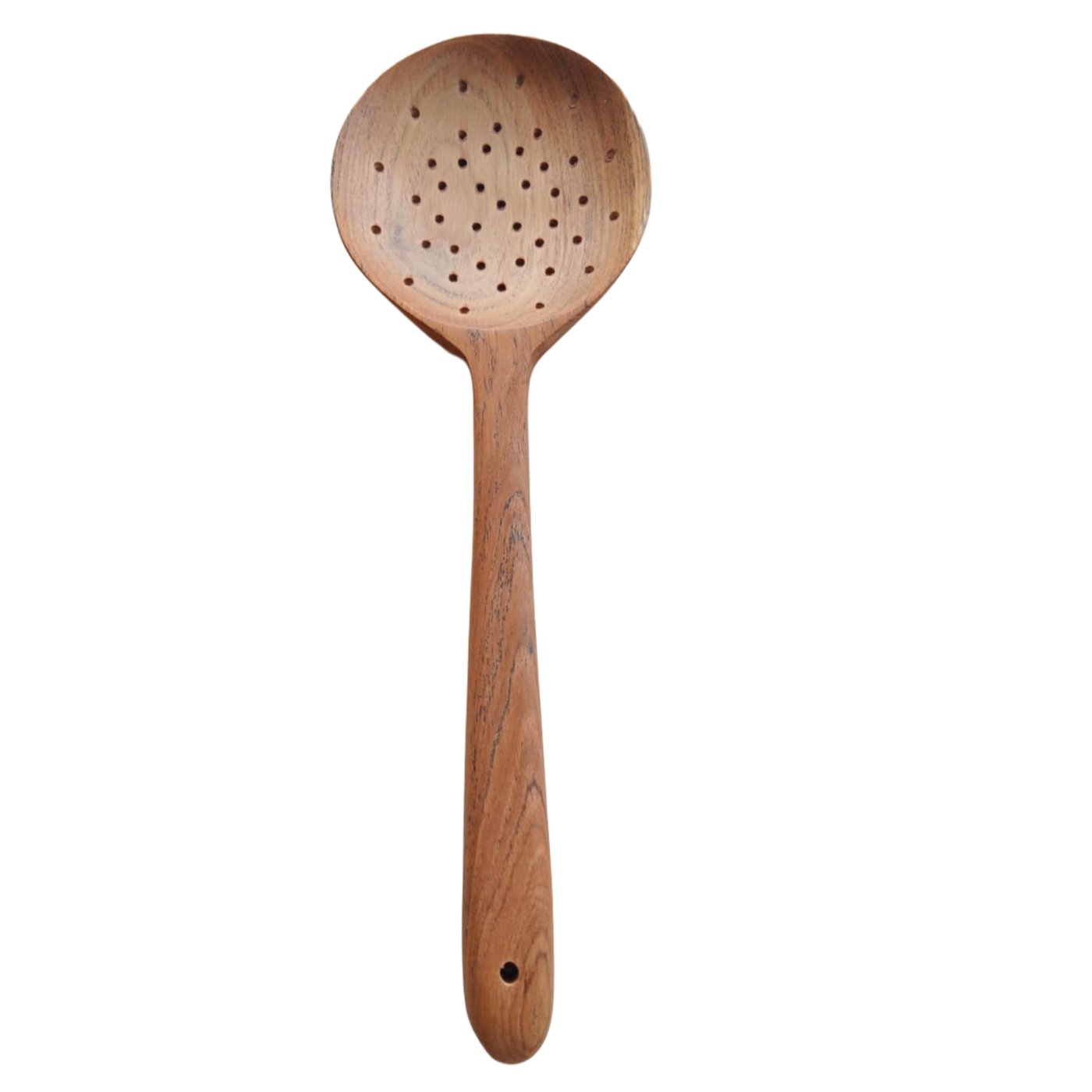 Drainer Spoon – Solid Teak