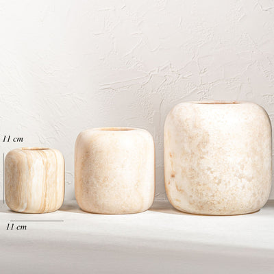 Eris Onyx Candle Holders | Hand-Carved Stone Homeware Australia – Wild Fig