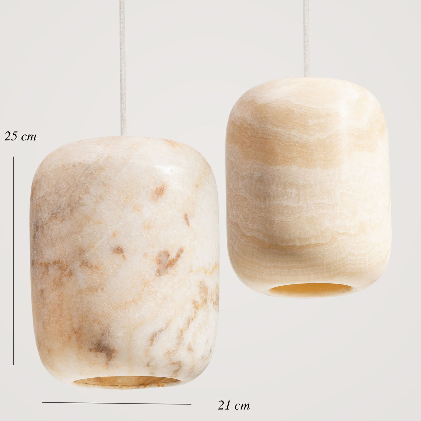 Nara Onyx Pendant | Handmade Stone Lighting Australia – Wild Fig