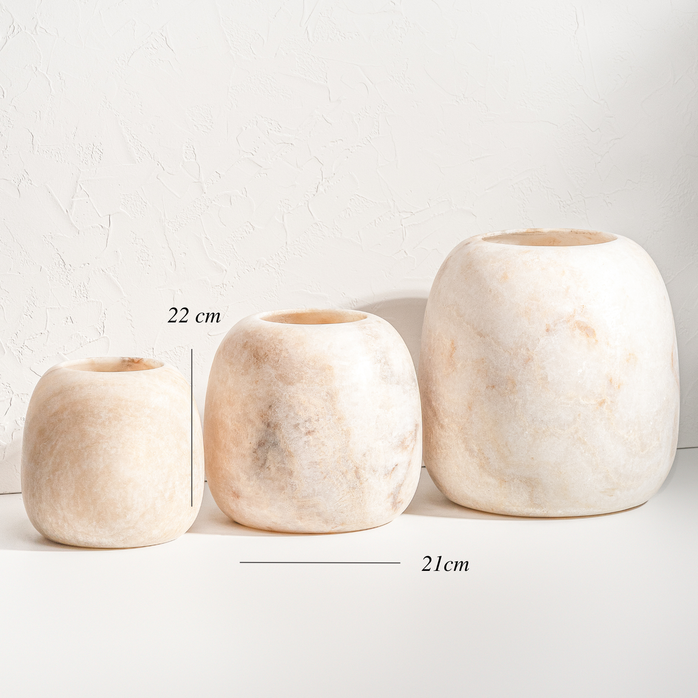 Solenne Onyx Candle Holders | Handmade Stone Homeware Australia – Wild Fig