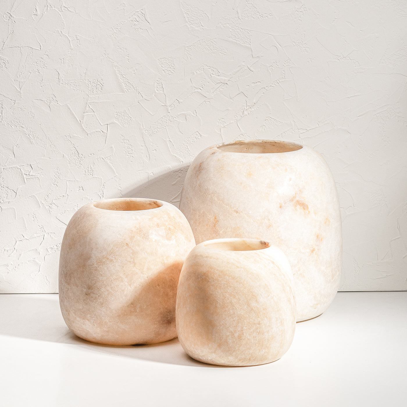 Solenne Onyx Candle Holders | Handmade Stone Homeware Australia – Wild Fig
