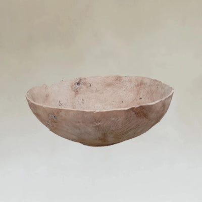 Tao Bowl  — Large Solid Reclaimed Teak (035x10cm)