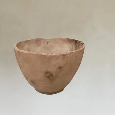 Kora  Bowl — Solid One Piece Reclaimed Teak (Ø90×28 cm)