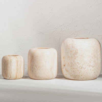 Eris Onyx Candle Holders | Hand-Carved Stone Homeware Australia – Wild Fig